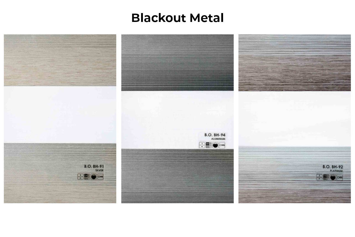 Вибрані взірці Blackout Metal (повне затемнення)