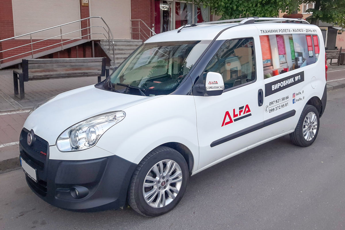 Alfa-мобіль нашої компанії, на якому ми приїжджаємо на контрольні заміри до клієнтів